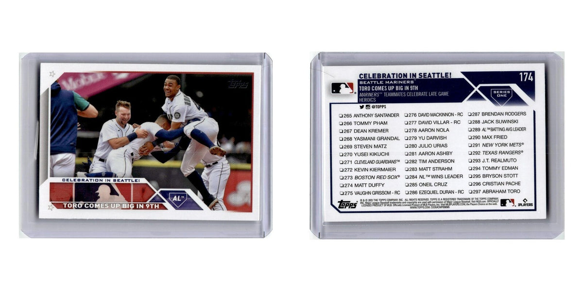 Celebration in Seattle! 2023 Topps #174 Baseball Card NM