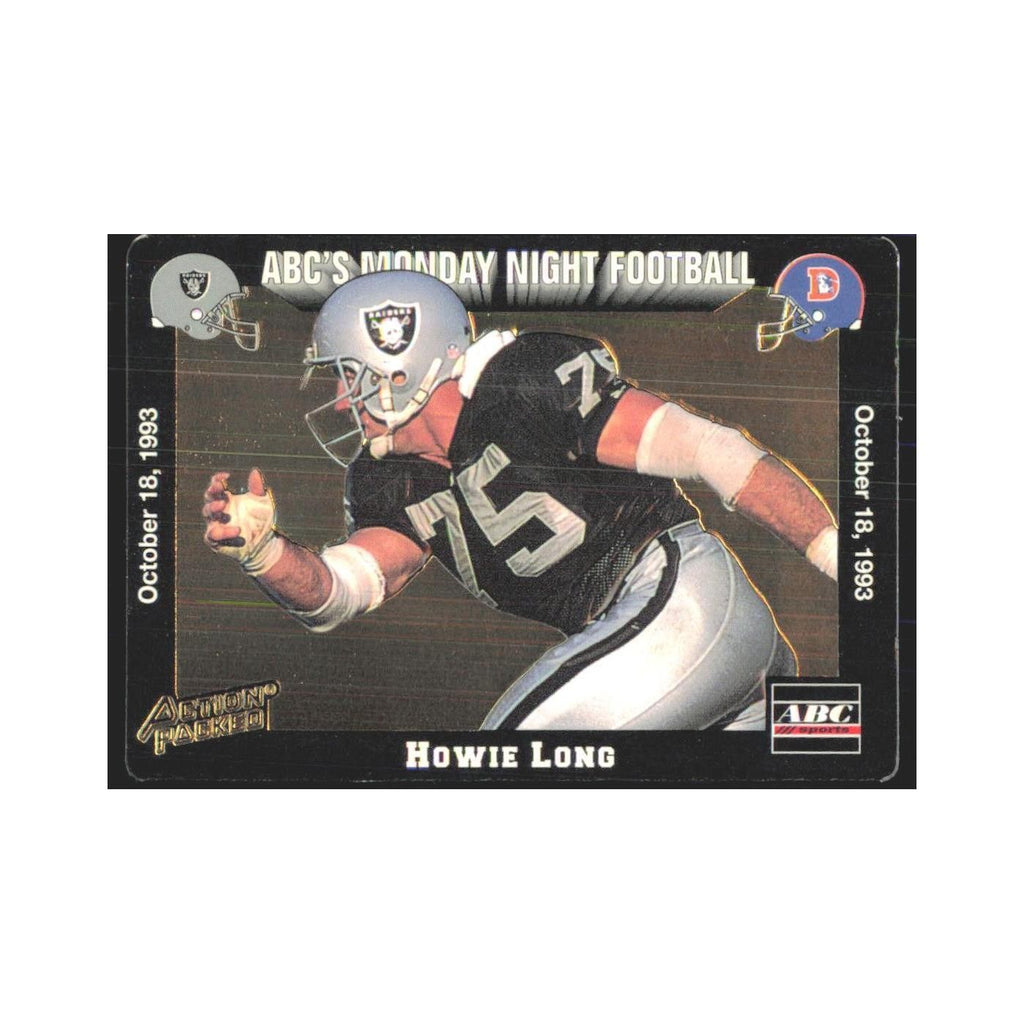 1993 Action Packed Howie Long Los Angeles Raiders #27