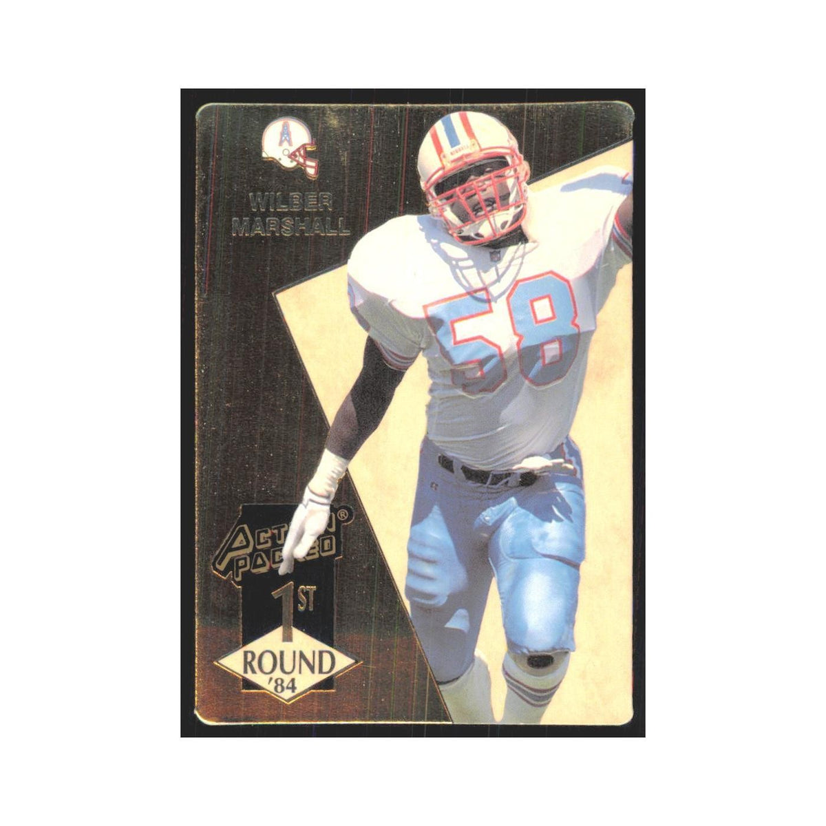 1993 Action Packed Wilber Marshall Houston Oilers #191