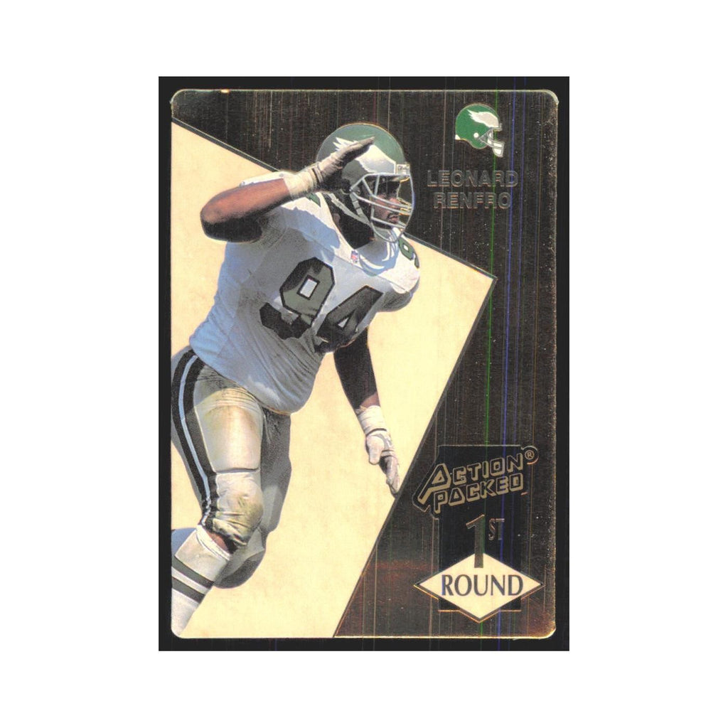 1993 Action Packed Leonard Renfro Eagles #185