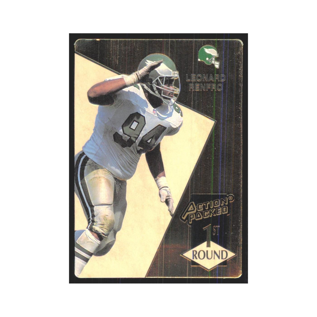 1993 Action Packed Leonard Renfro Eagles #185
