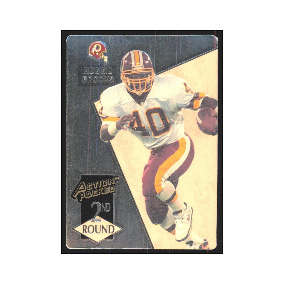 1993 Action Packed Reggie Brooks Redskins #204