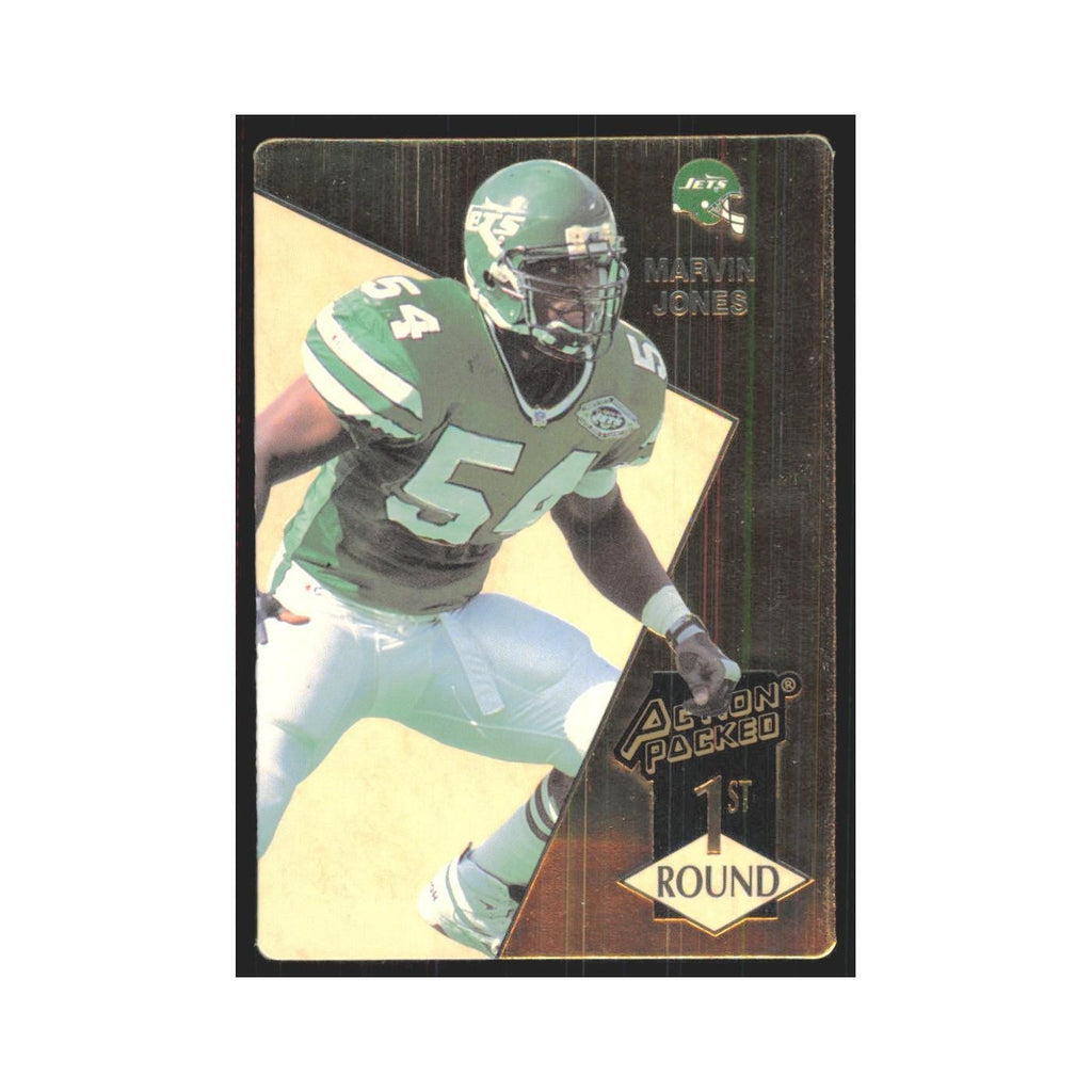 1993 Action Packed Marvin Jones Jets #166