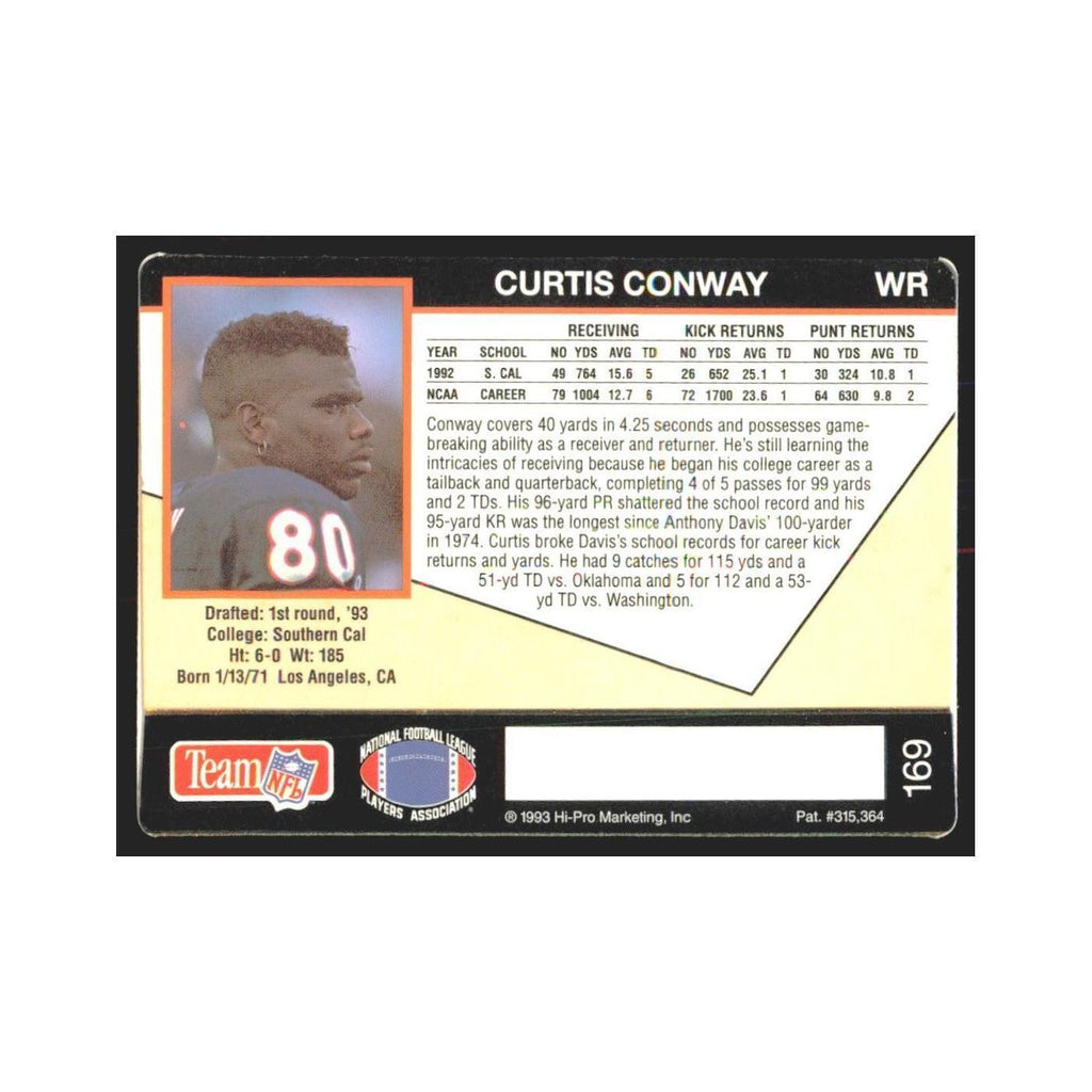 1993 Action Packed Curtis Conway Bears #169