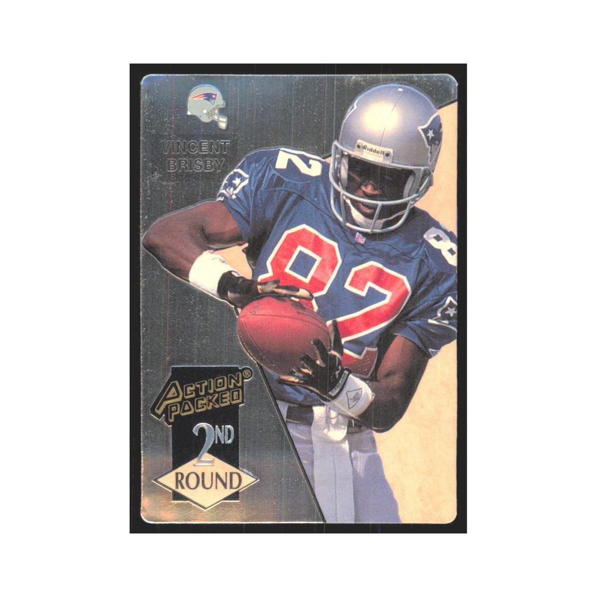 1993 Action Packed Vincent Brisby Patriots #210