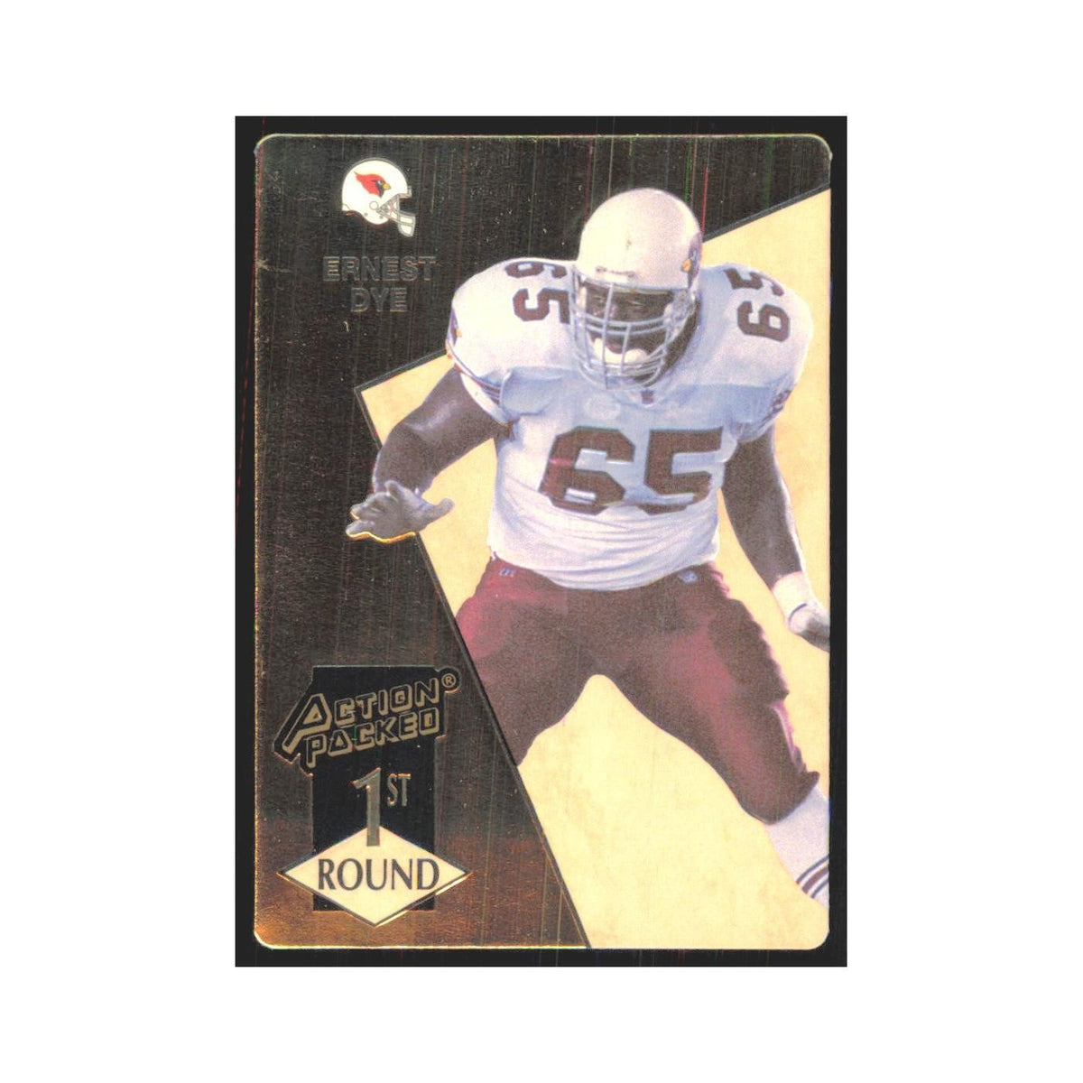 1993 Action Packed Ernest Dye Phoenix Cardinals #179