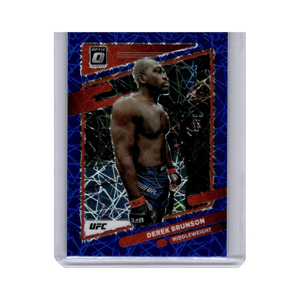 Derek Brunson 2022 Donruss Optic UFC Blue Velocity #46 Baseball Card NM