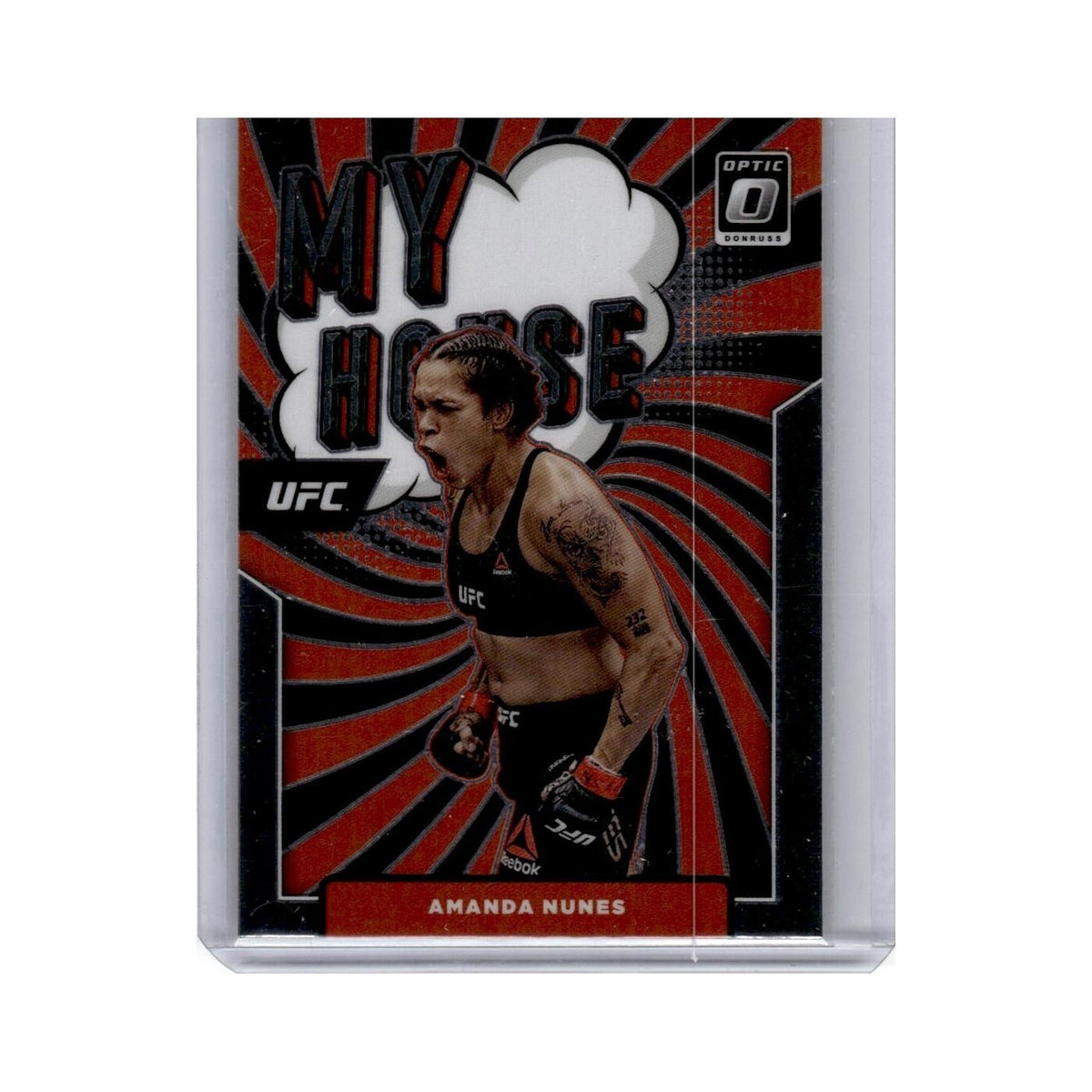 Amanda Nunes 2022 Donruss Optic UFC #3 Baseball Card NM