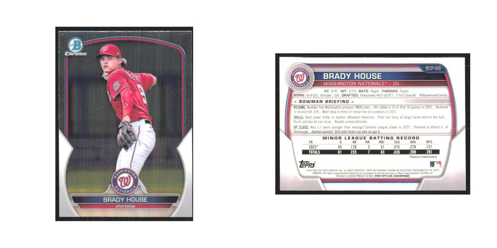 2023 Bowman Chrome Brady House Nationals #BCP-68