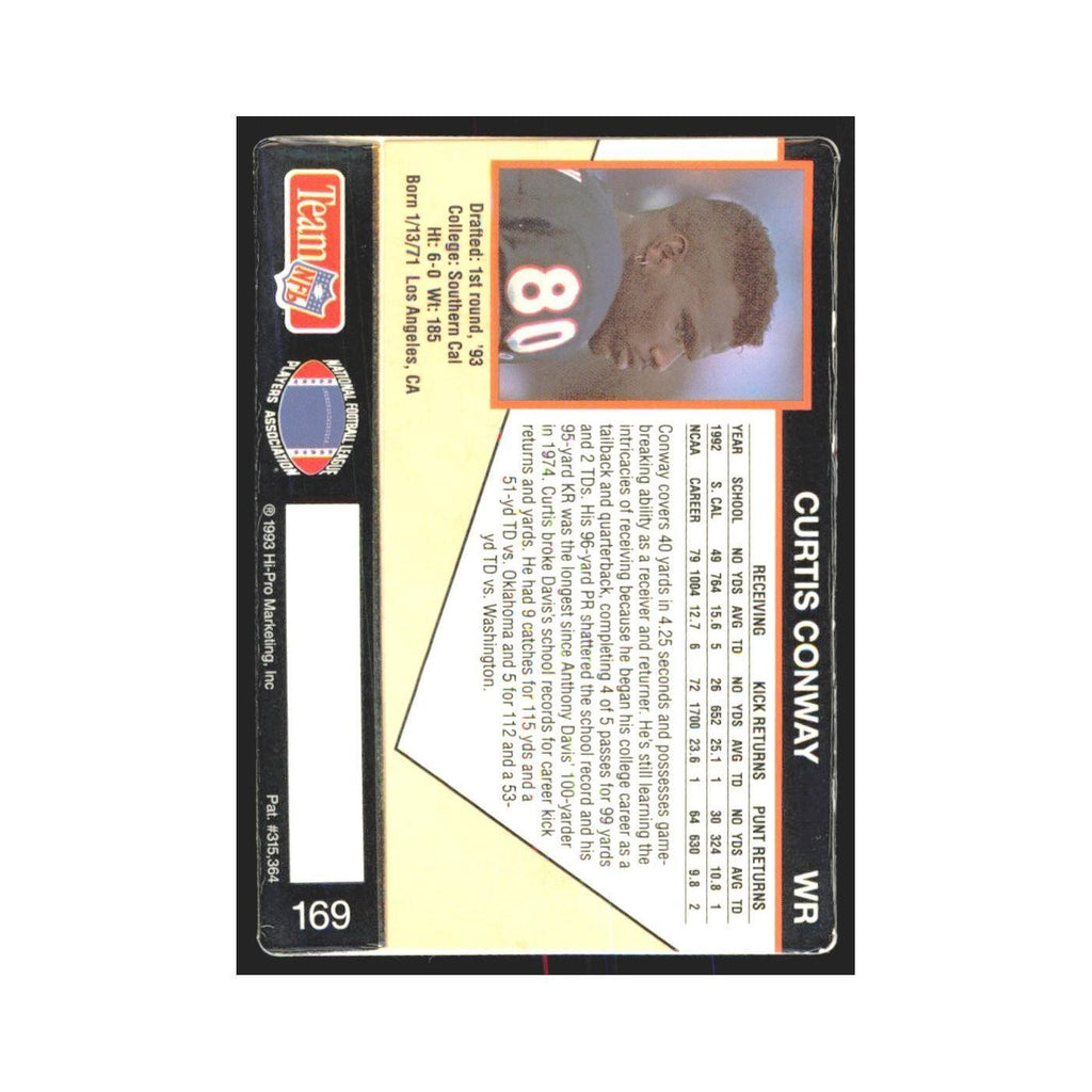 1993 Action Packed Curtis Conway Bears #169