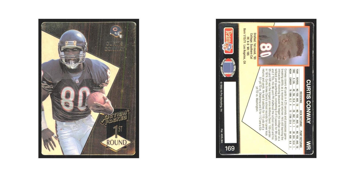 1993 Action Packed Curtis Conway Bears #169