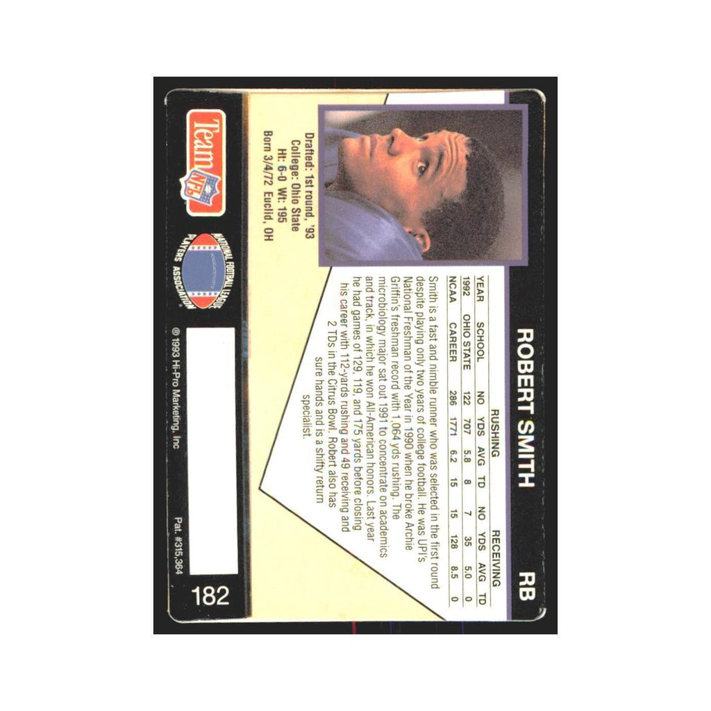 1993 Action Packed Robert Smith Vikings #182