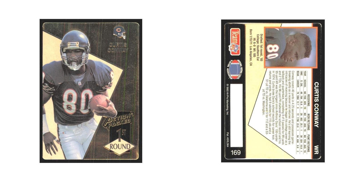 1993 Action Packed Curtis Conway Bears #169