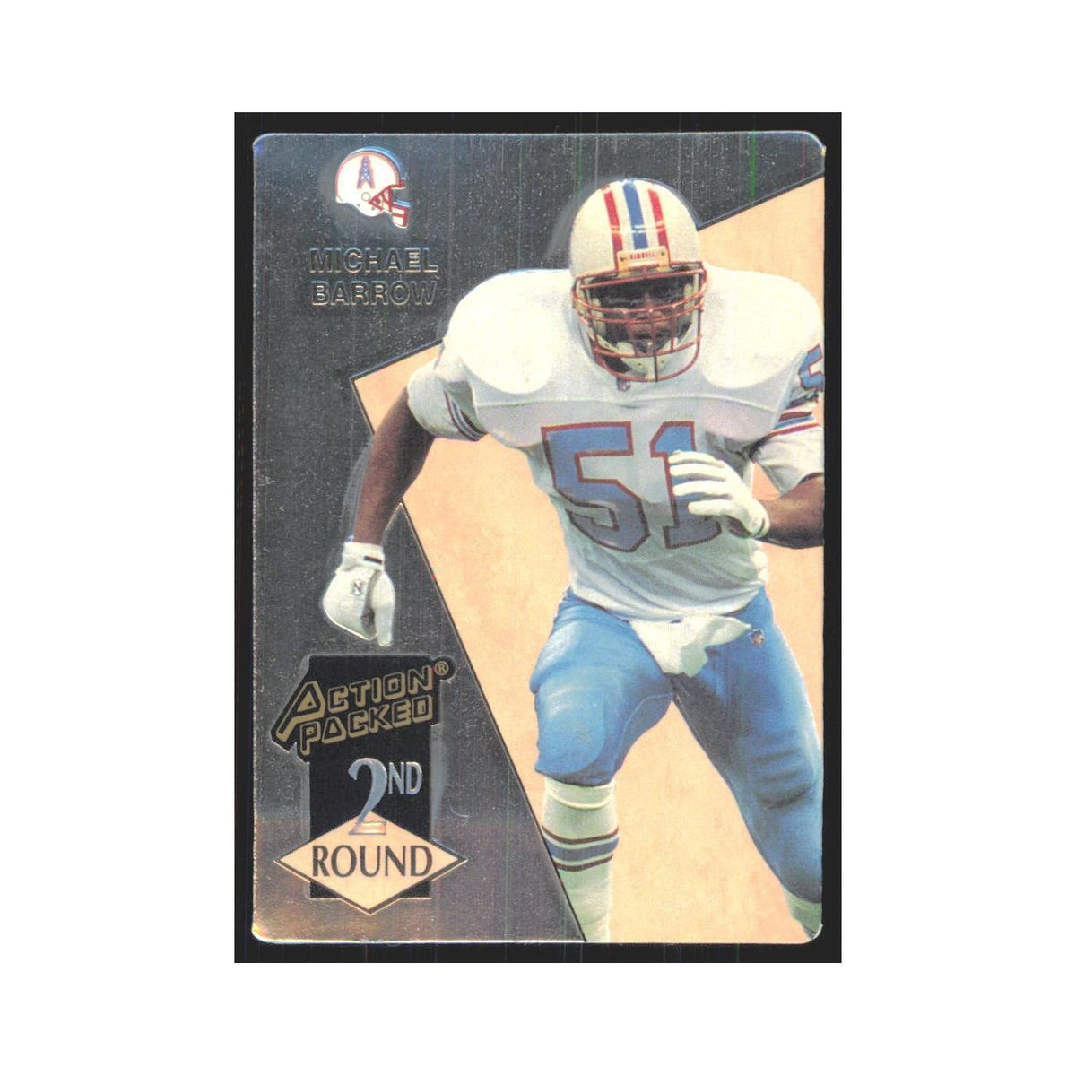 1993 Action Packed Micheal Barrow Houston Oilers #206