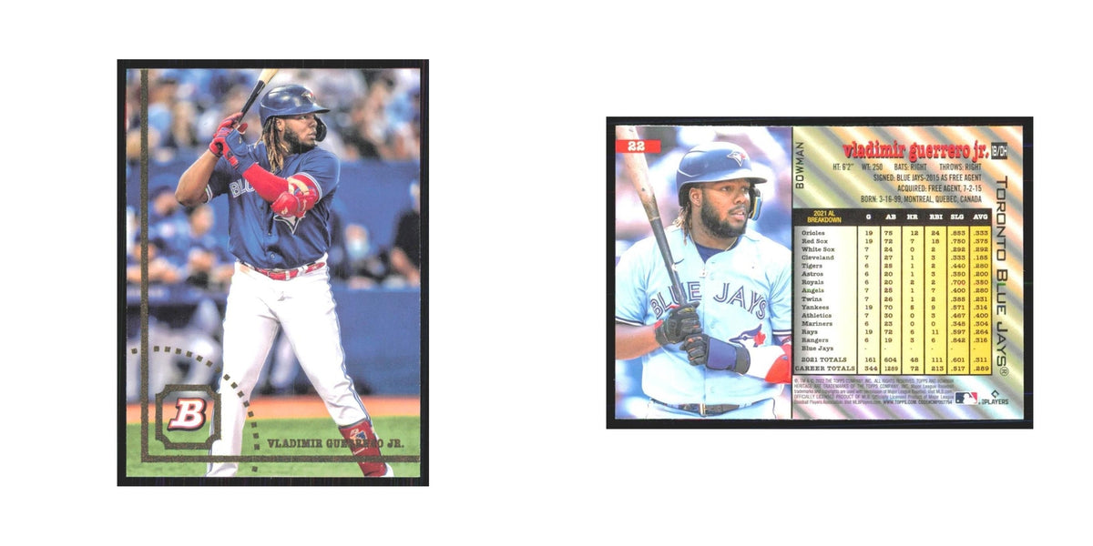 2022 Bowman Heritage Vladimir Guerrero Jr. Blue Jays #22