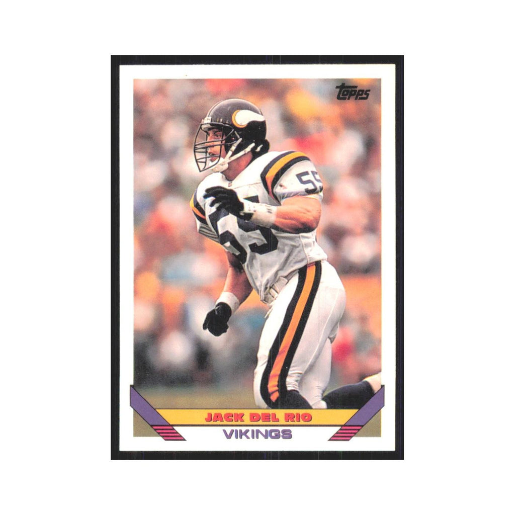 1993 Topps Jack Del Rio Vikings #603