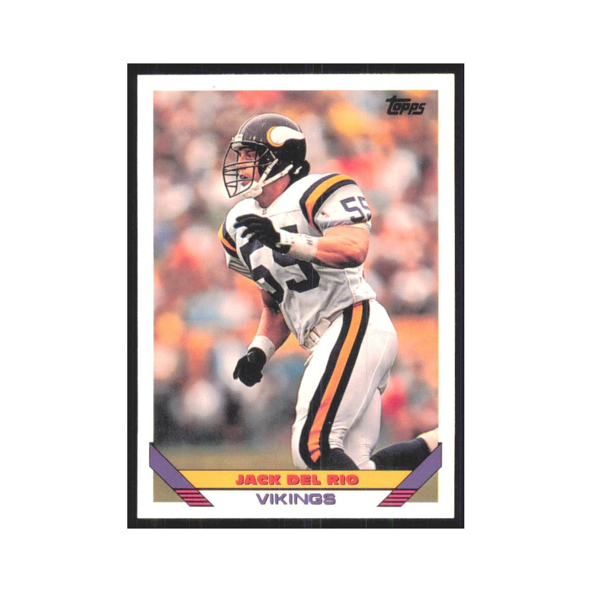 1993 Topps Jack Del Rio Vikings #603