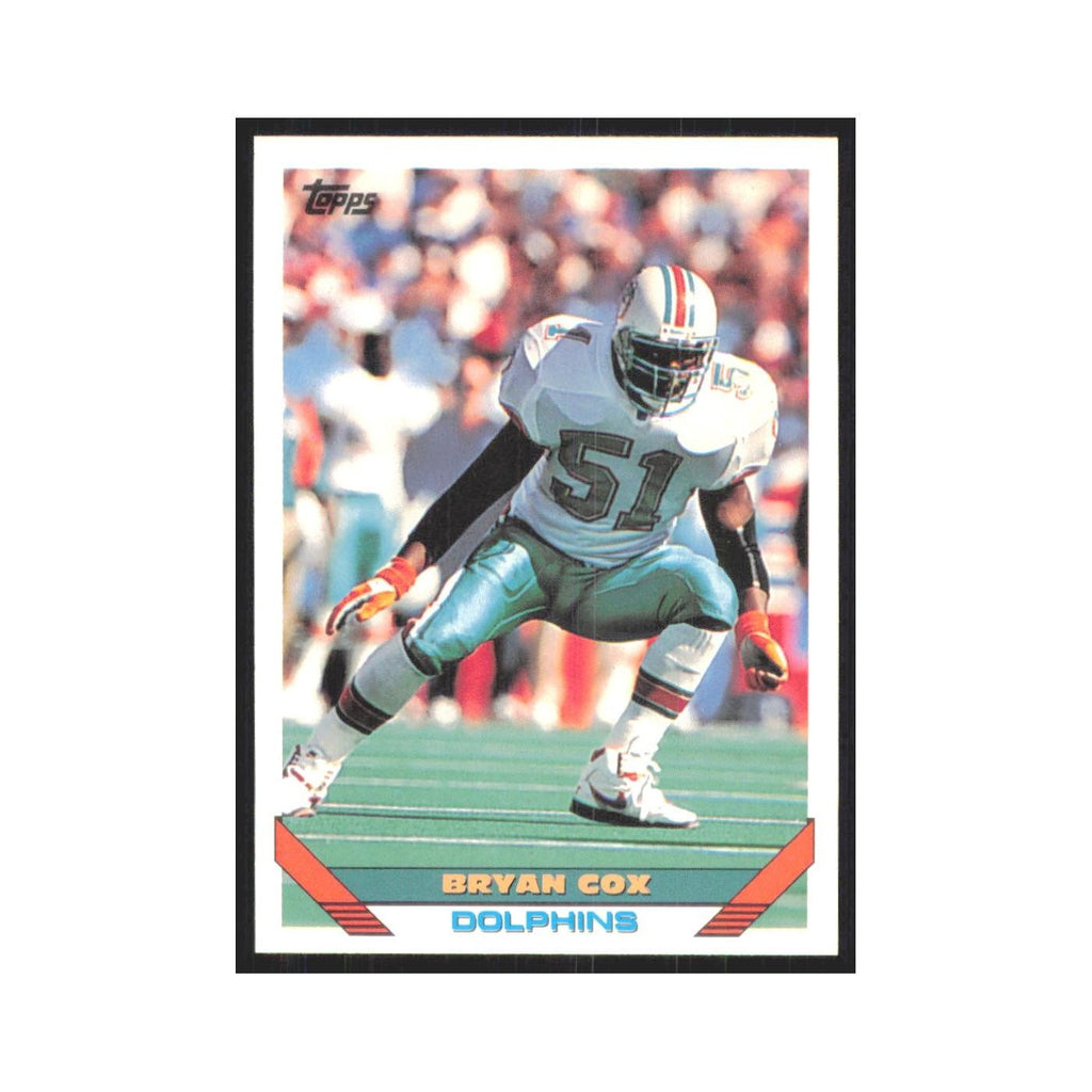 1993 Topps Bryan Cox Dolphins #552