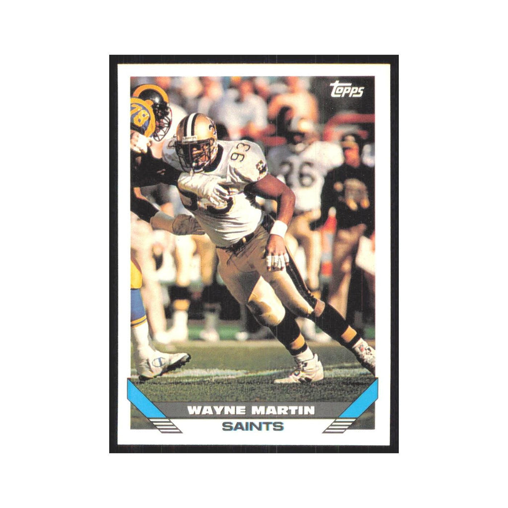 1993 Topps Wayne Martin Saints #339