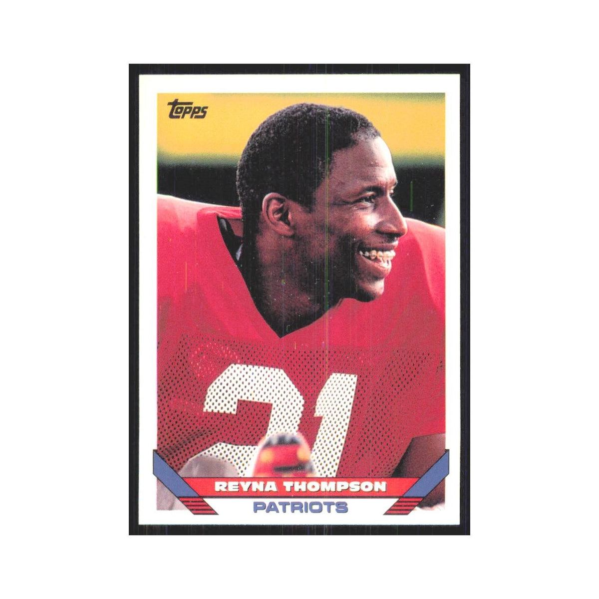 1993 Topps Reyna Thompson Patriots #376