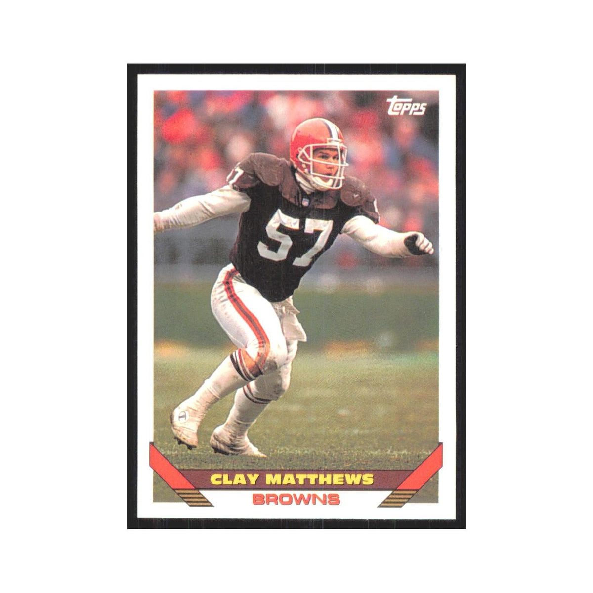 1993 Topps Clay Matthews Browns #496