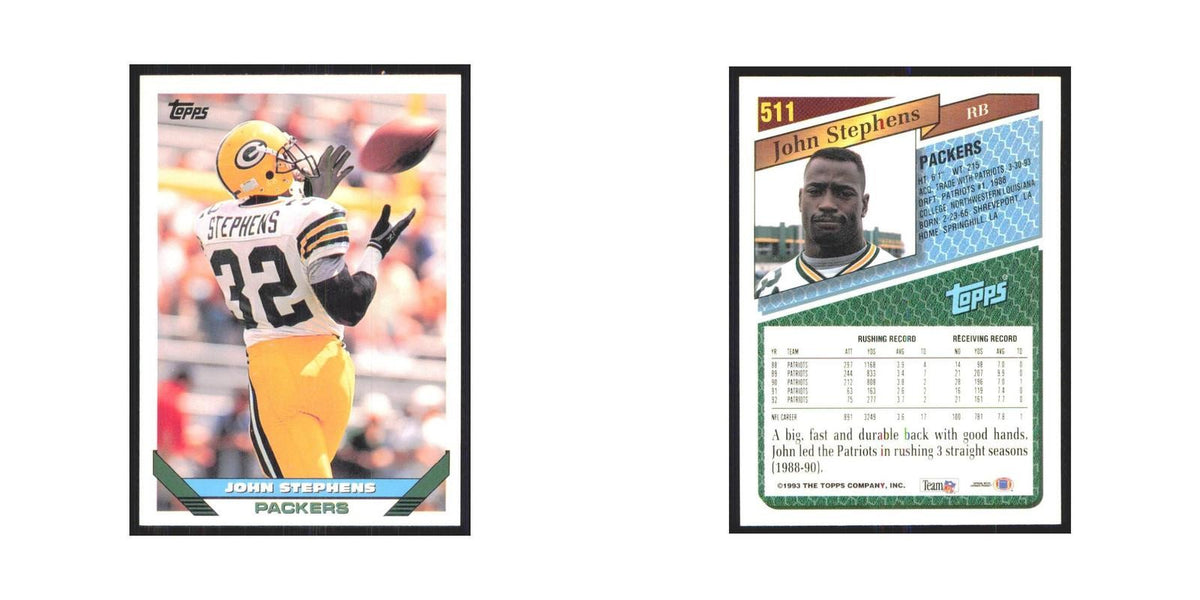 1993 Topps John Stephens Packers #511