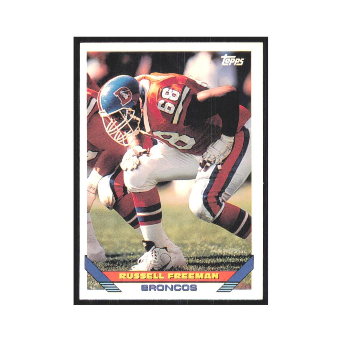 1993 Topps Russell Freeman RC Broncos #542
