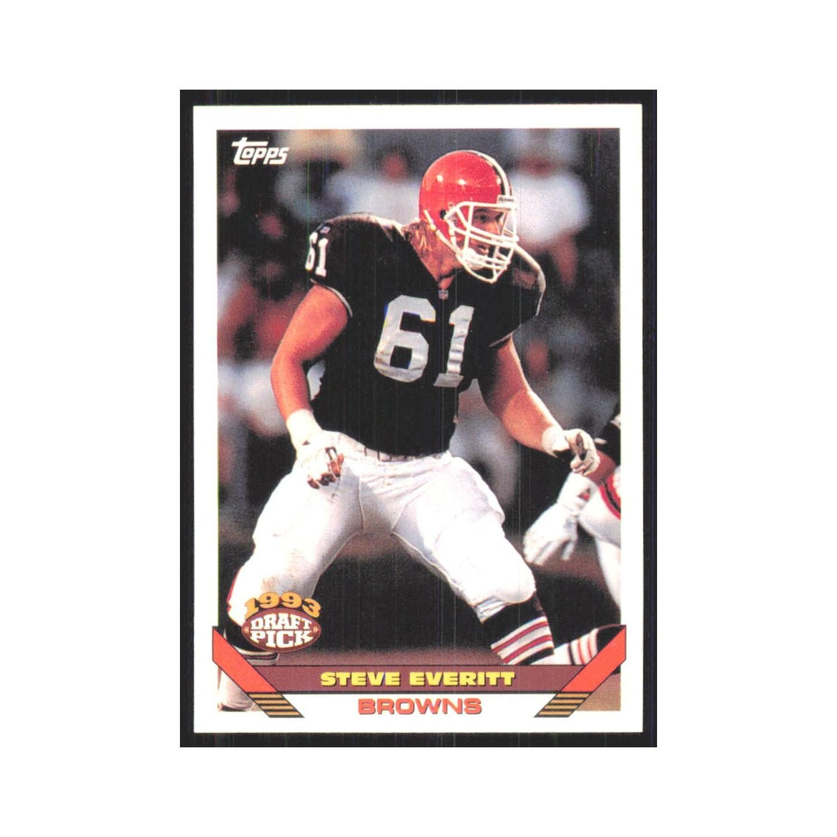 1993 Topps Steve Everitt RC Browns #649