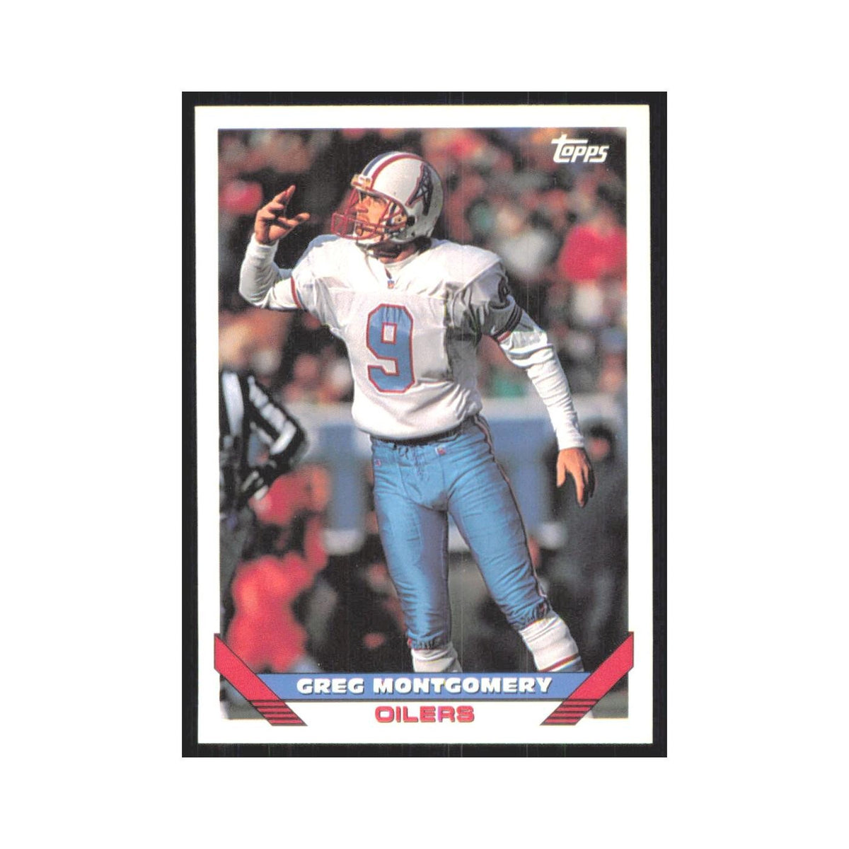 1993 Topps Greg Montgomery Houston Oilers #574