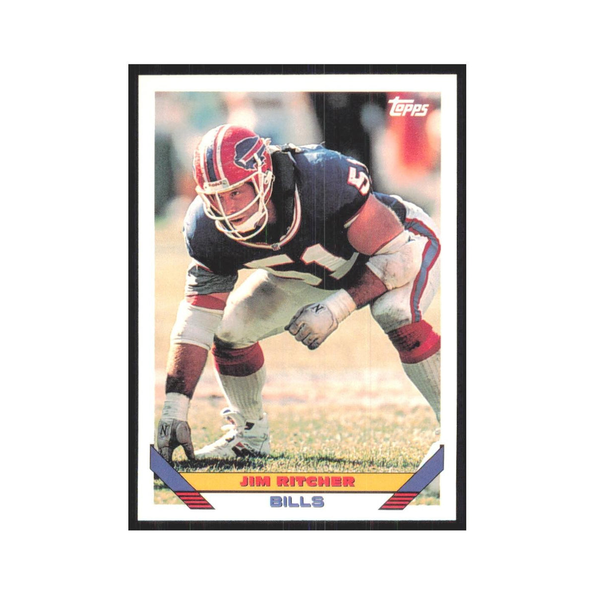 1993 Topps Jim Ritcher Bills #567