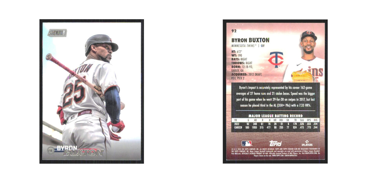 2023 Stadium Club Byron Buxton Twins #92