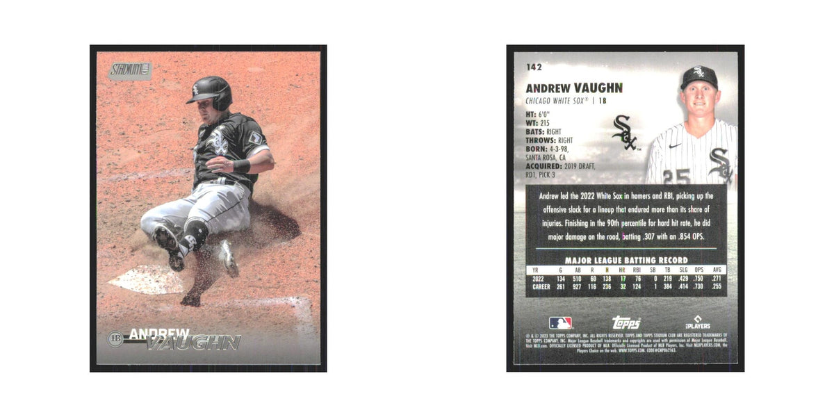 2023 Stadium Club Andrew Vaughn White Sox #142