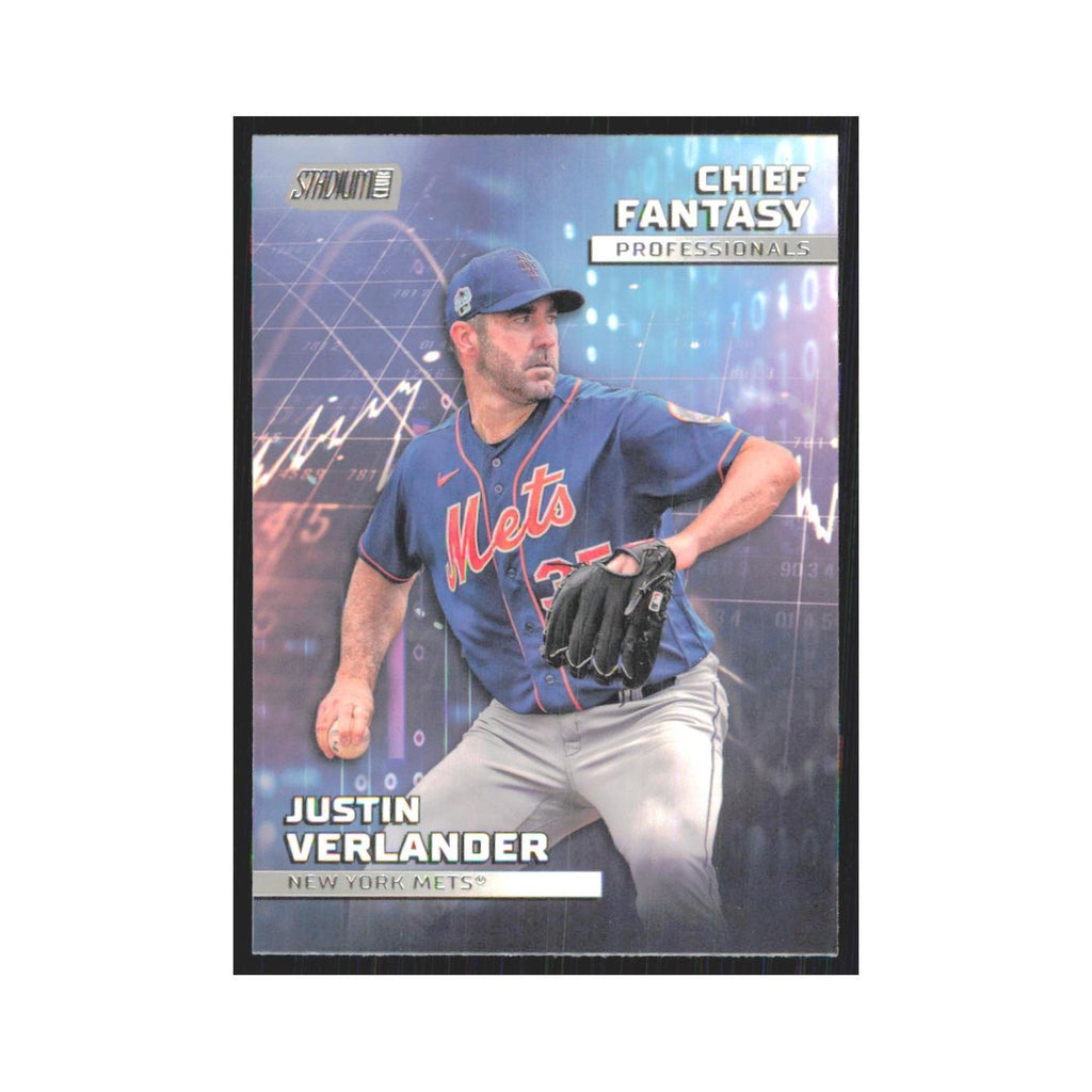 2023 Stadium Club Justin Verlander Mets #CFPRO-20