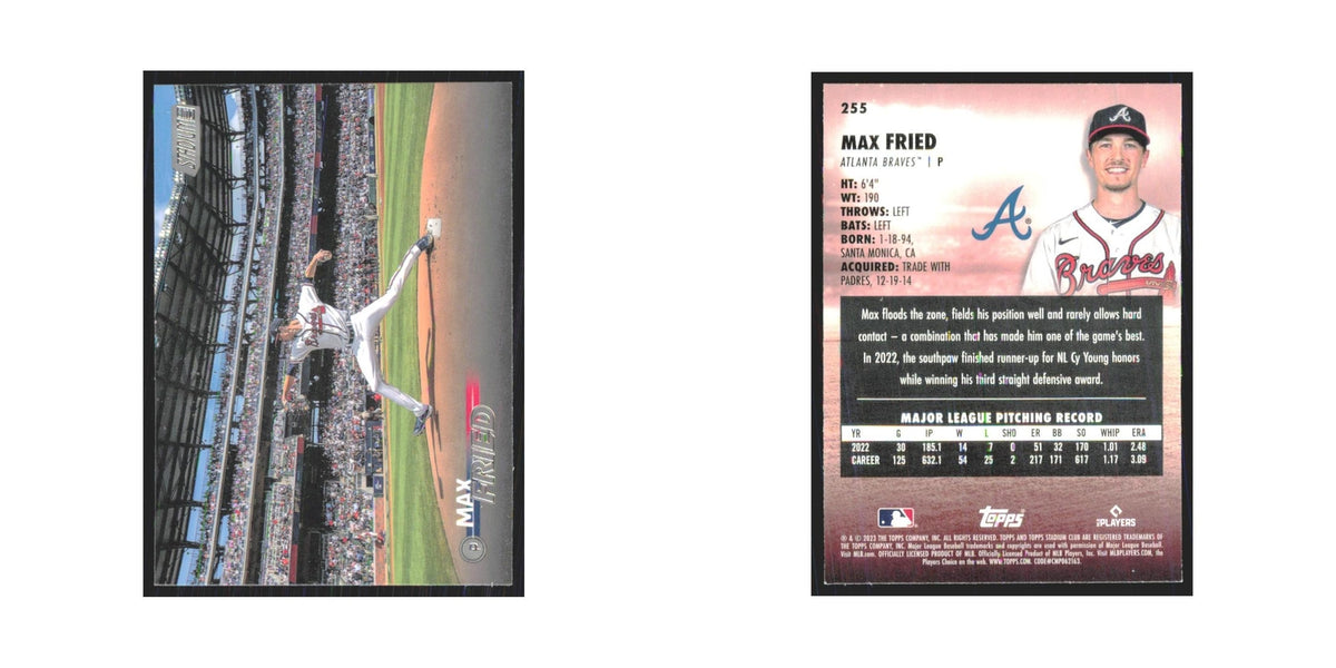 2023 Stadium Club Max Fried Braves #255