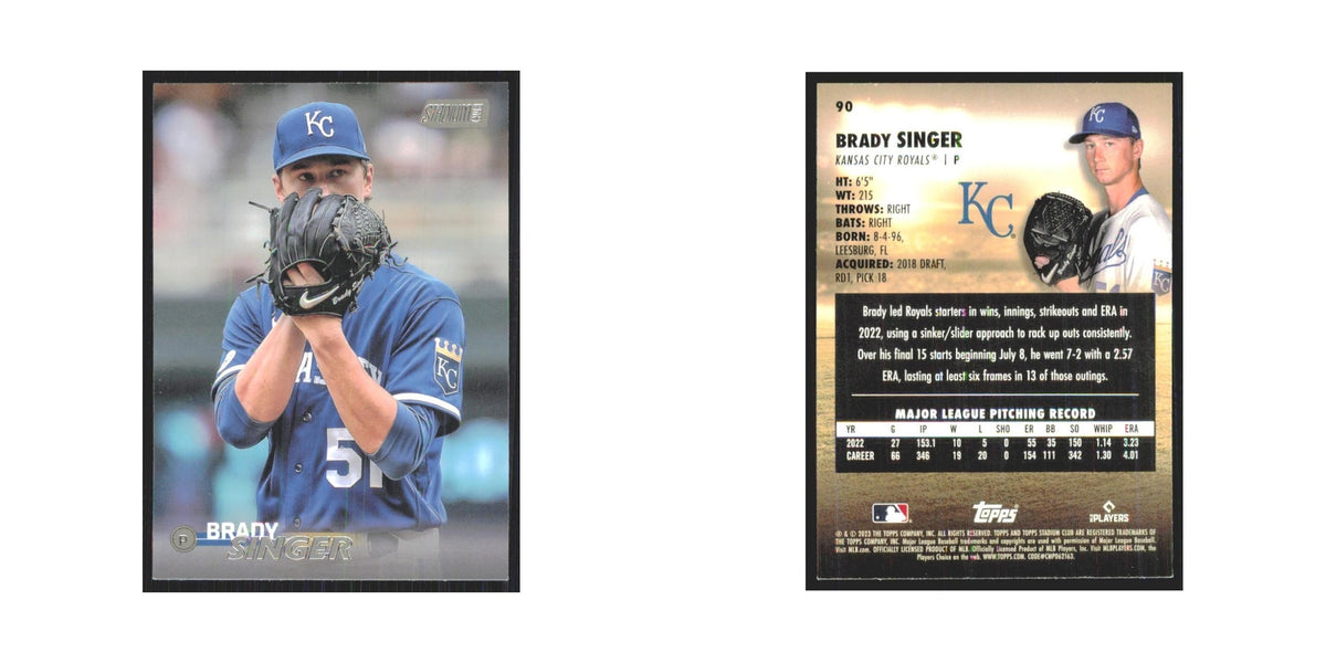 2023 Stadium Club Brady Singer Royals #90