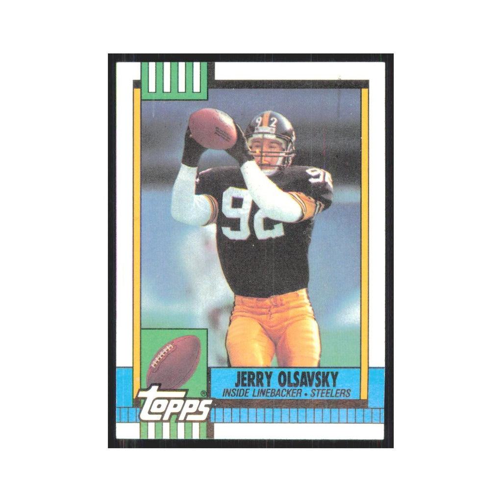 1990 Topps Jerry Olsavsky RC Steelers #191
