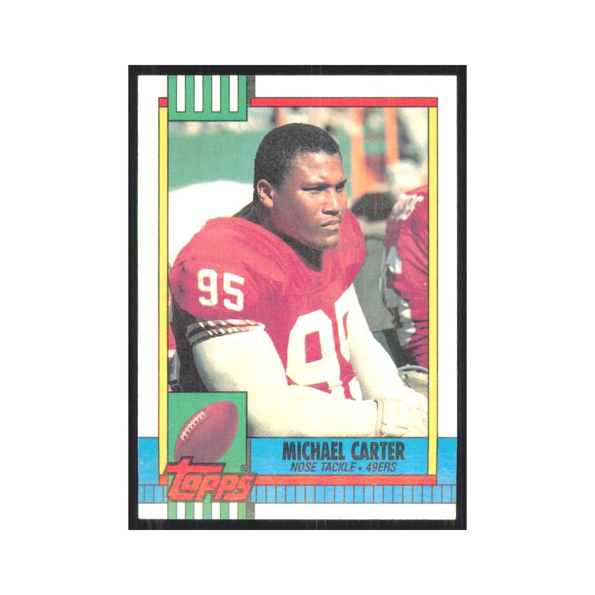 1990 Topps Michael Carter 49ers #19