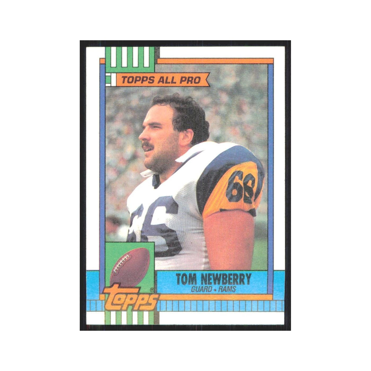 1990 Topps Tom Newberry Rams #70