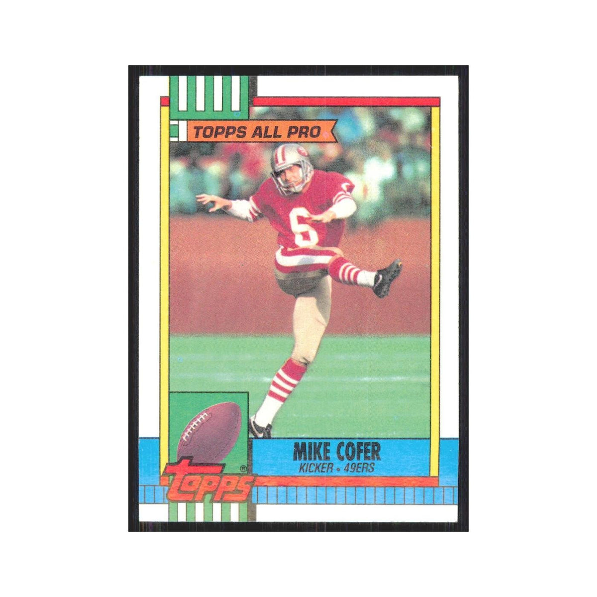 1990 Topps Mike Cofer 49ers #22