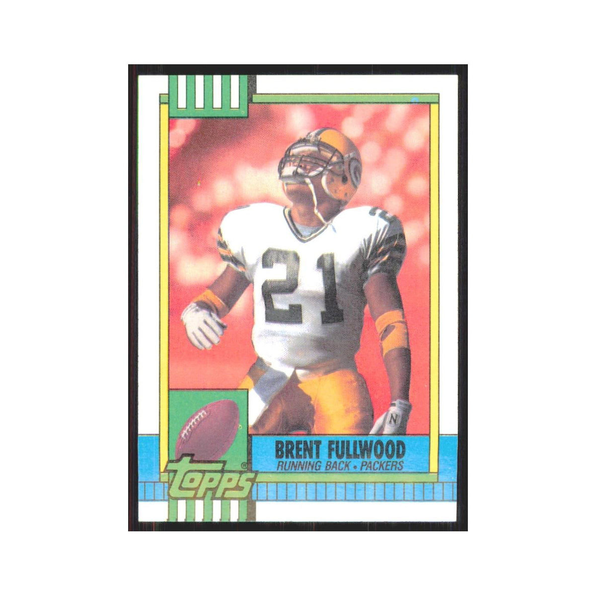 1990 Topps Brent Fullwood Packers #145
