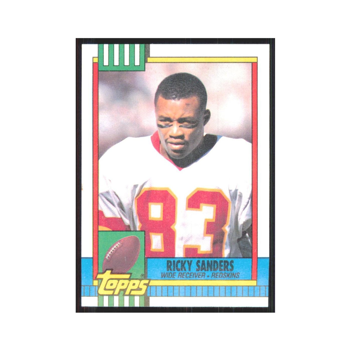 1990 Topps Ricky Sanders Redskins #127