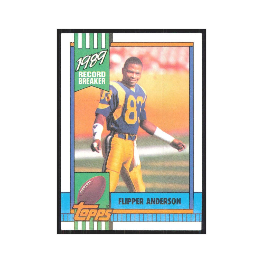 1990 Topps Flipper Anderson Rams #2