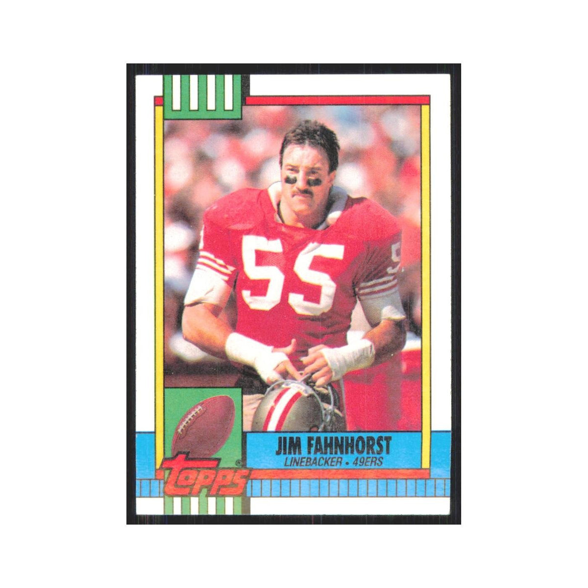 1990 Topps Jim Fahnhorst 49ers #23