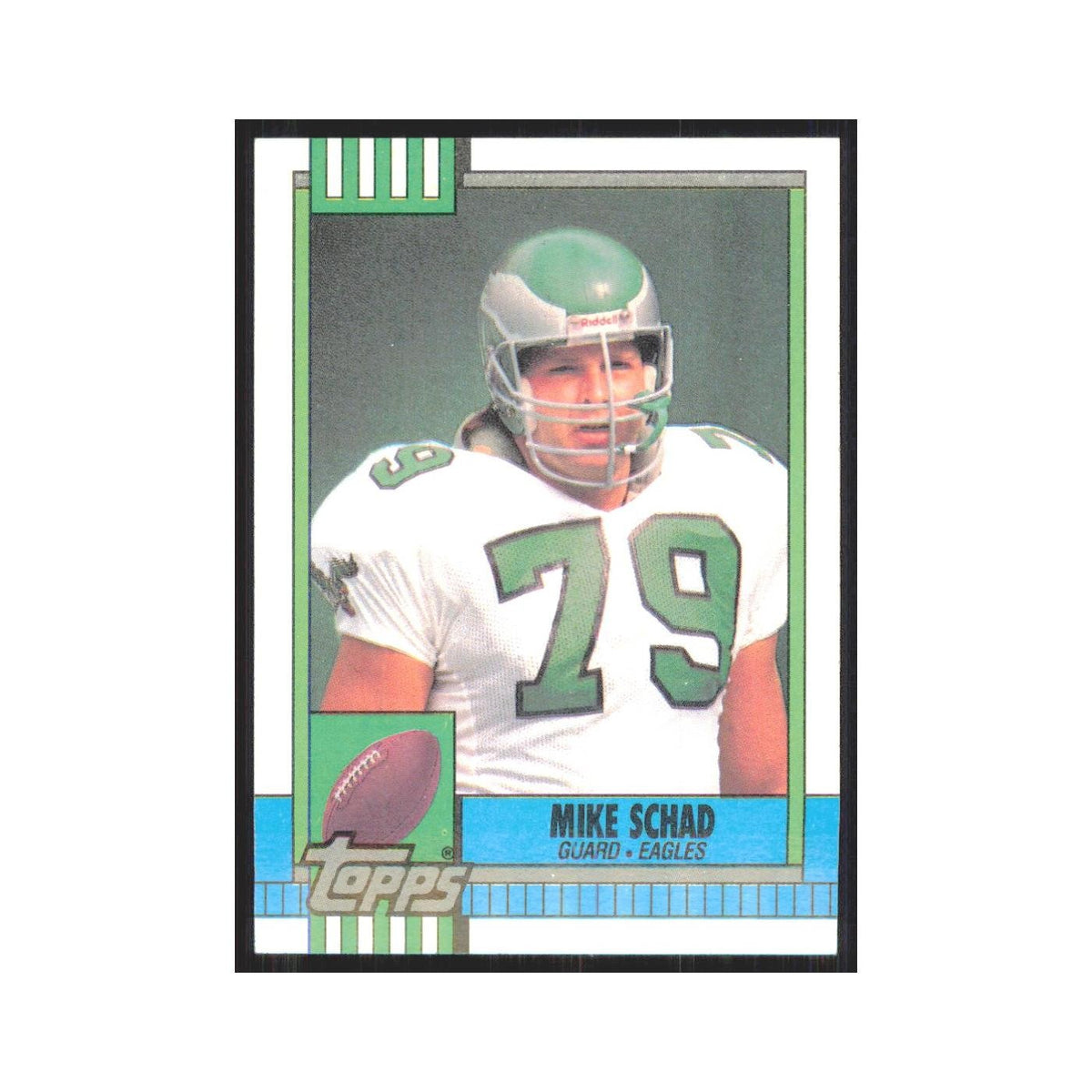 1990 Topps Mike Schad RC Eagles #100