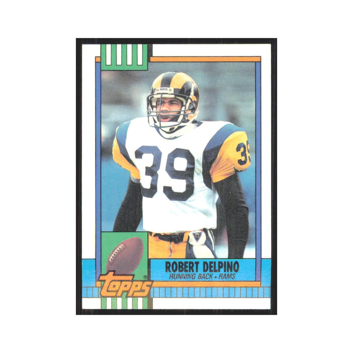 1990 Topps Robert Delpino Rams #79