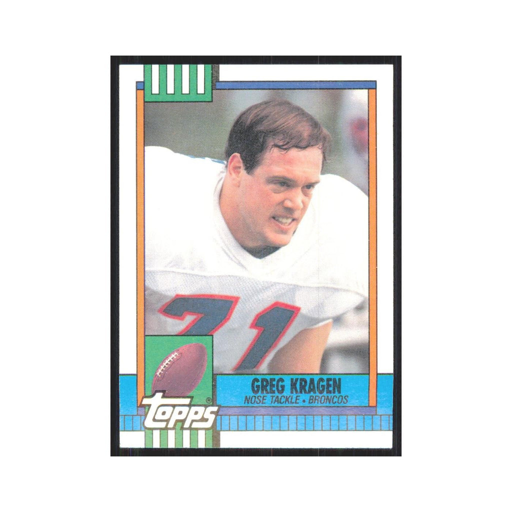 1990 Topps Greg Kragen Broncos #33