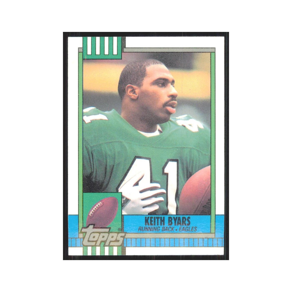 1990 Topps Keith Byars Eagles #91