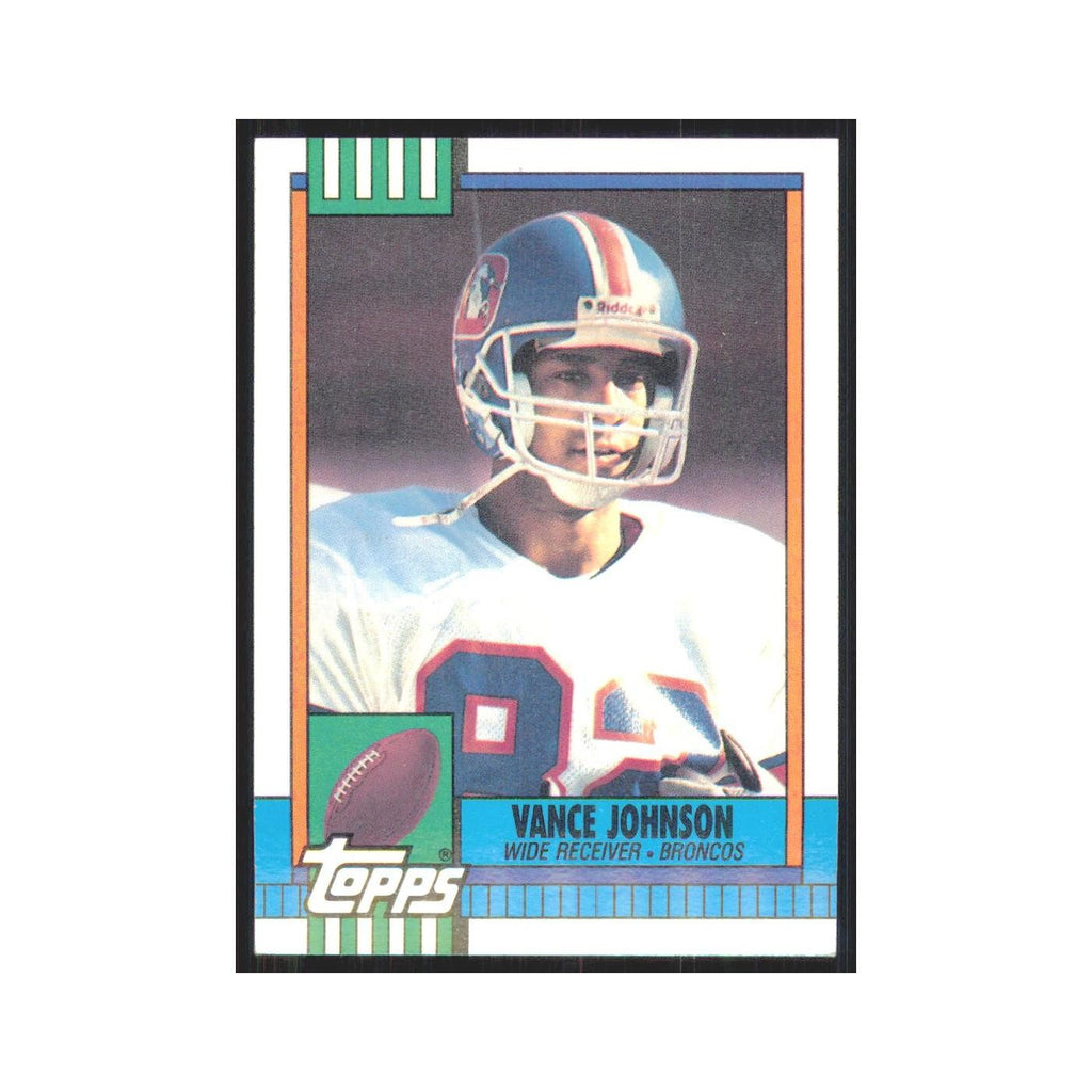 1990 Topps Vance Johnson Broncos #38