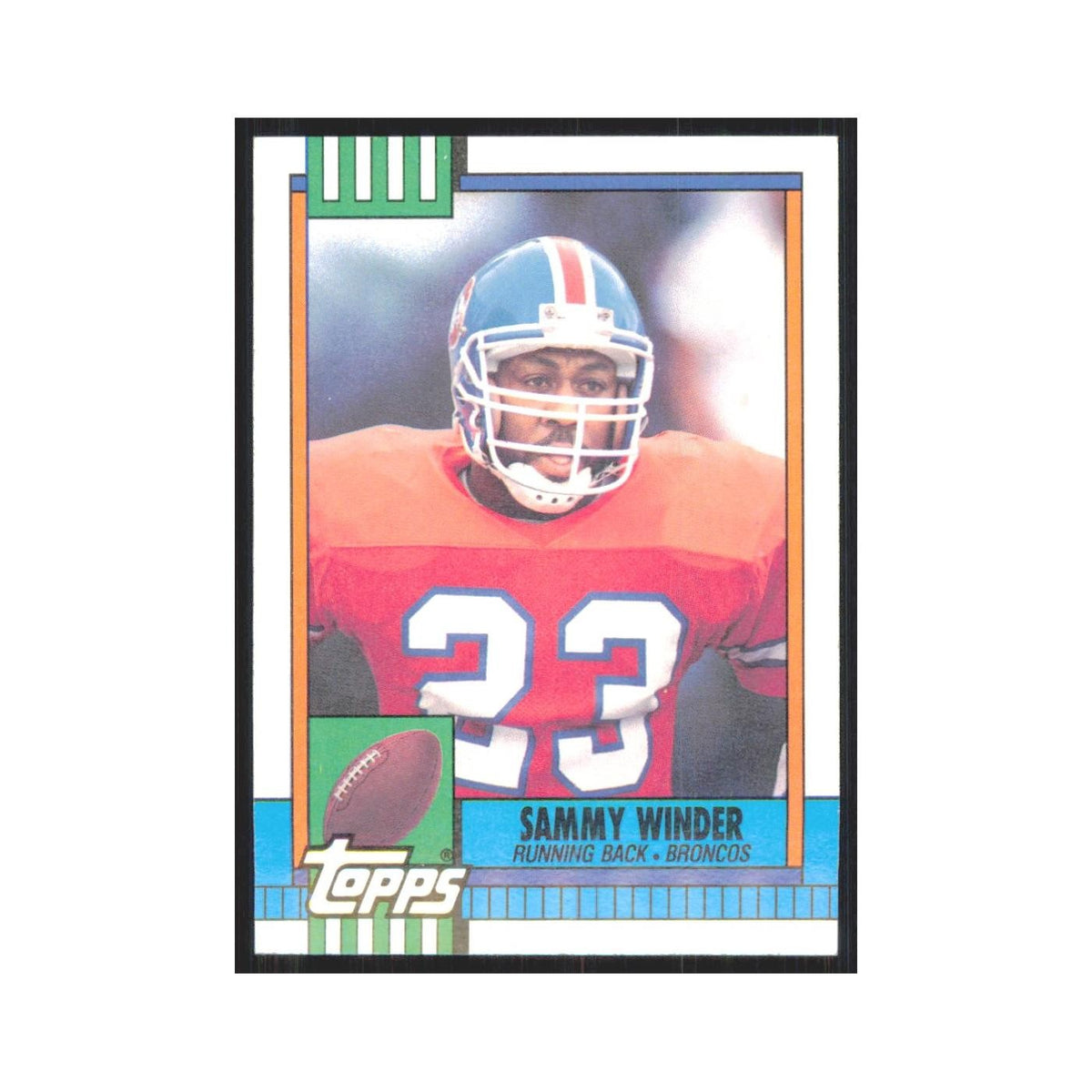 1990 Topps Sammy Winder Broncos #45
