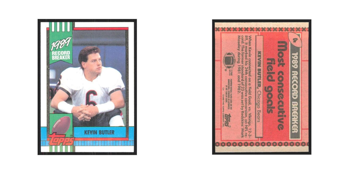 1990 Topps Kevin Butler Bears #4